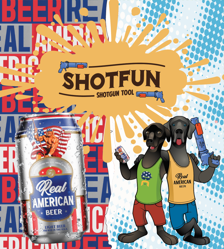 Shotfun REAL AMERICAN BEER